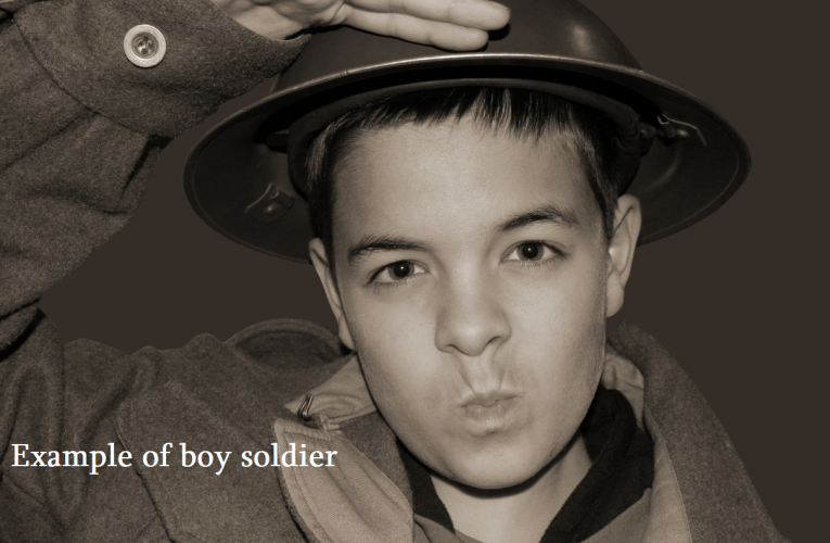 Boy Soldier buried in Epsom