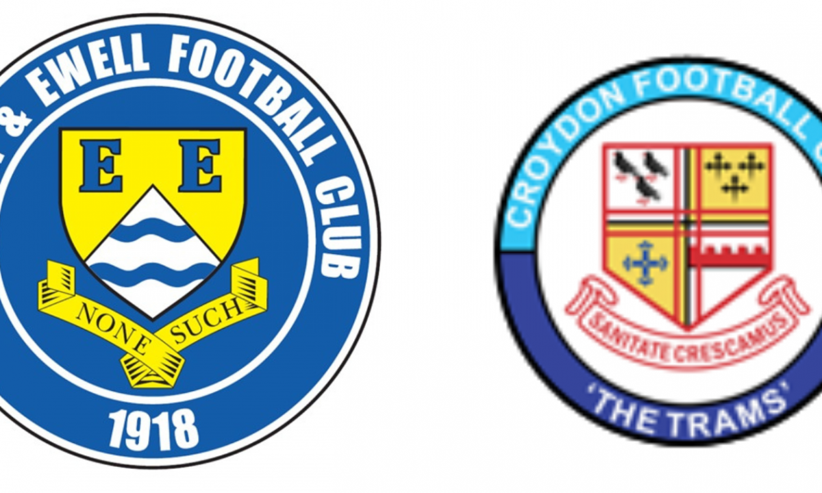 Epsom and Ewell Fc and Croydon FC logos