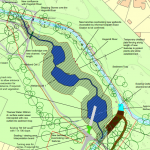 Plan of wetlands in Ewell