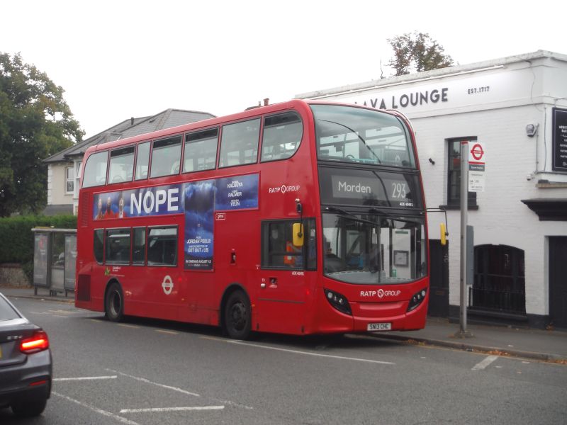 292 bus in Epsom