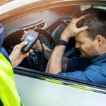 Drink driver caught by police
