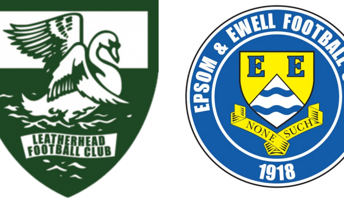 Leatherhead and Epsom and Ewell Football club logos