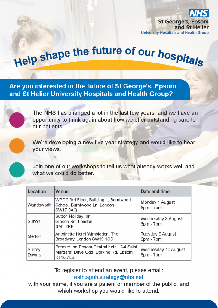 NHS consultation timetable