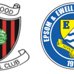 Oakwood FC and Epsom and Ewell FC logos