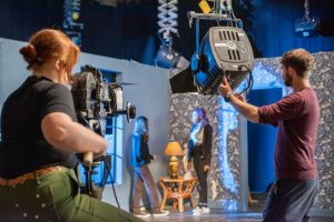 UCA students filming