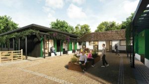 Waffrons proposed development of studios area. From design and access statement