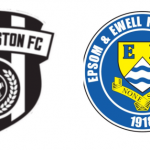 East Preston v Epsom football logos