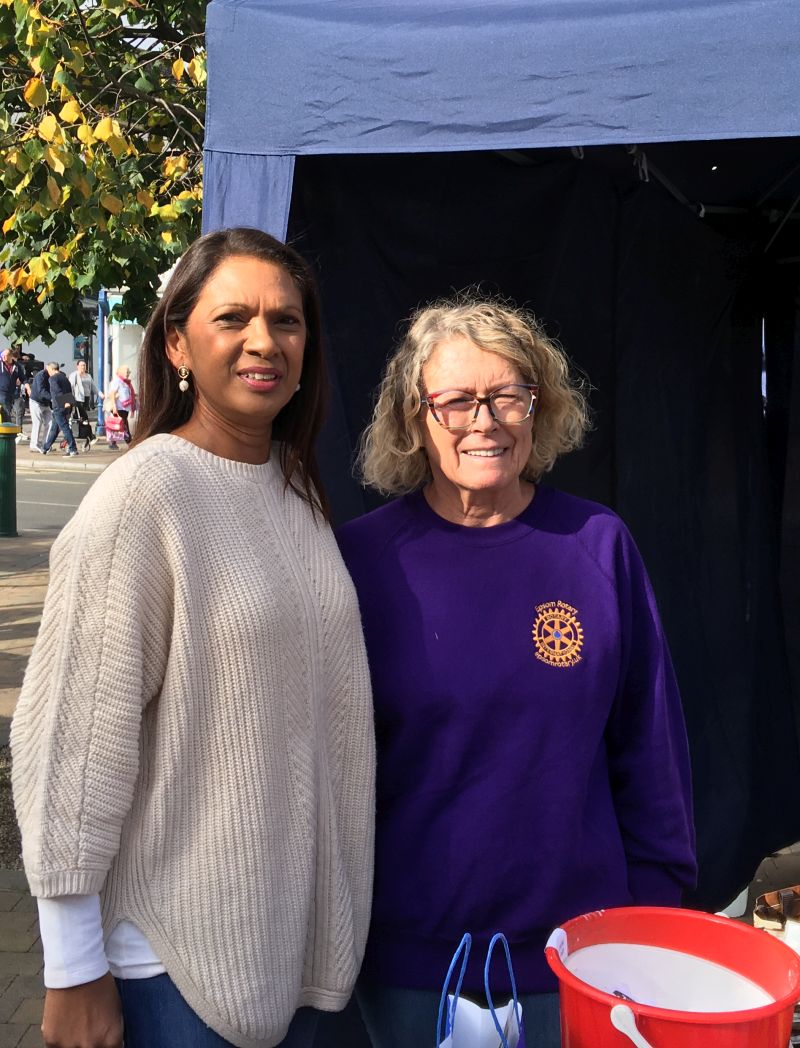 Gina Miller and Peggy Rowell