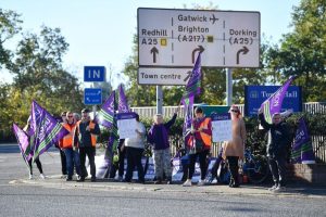 Reigate and Banstead staff strike