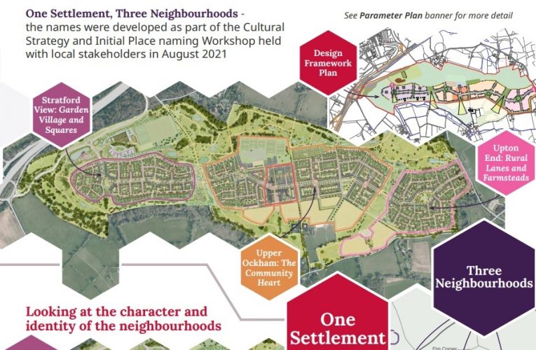 Wisley Airfield plans. Credit Taylor Wimpey and Vivid