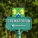 Crematorium sign