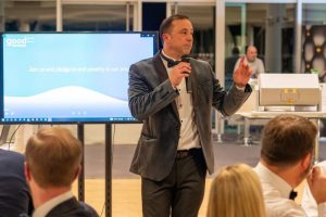 Jonathan Lees at Foodbank gala