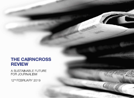 Cairncross review 2019 cover