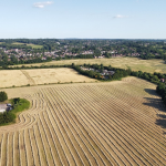 Downs Farm Epsom aerial view