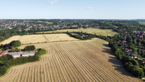 Downs Farm Epsom aerial view
