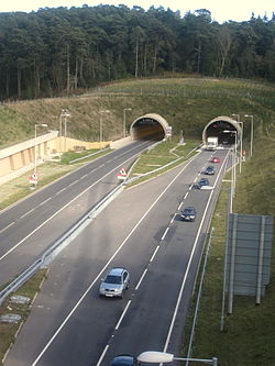 A3 tunnel at Hindhead
