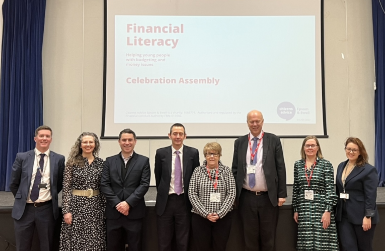 Financial literacy for young in Epsom and Ewell