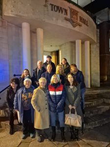 Greenbelt protestors at Epsom Town Hall