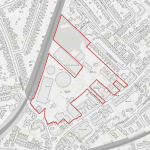 Plan of Hook Rd Epsom development site