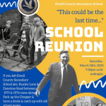 School reunion poster