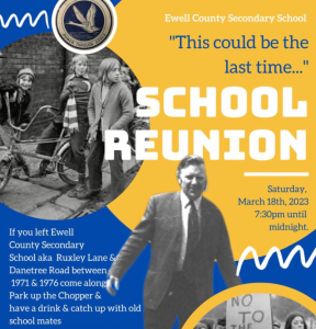 School reunion poster