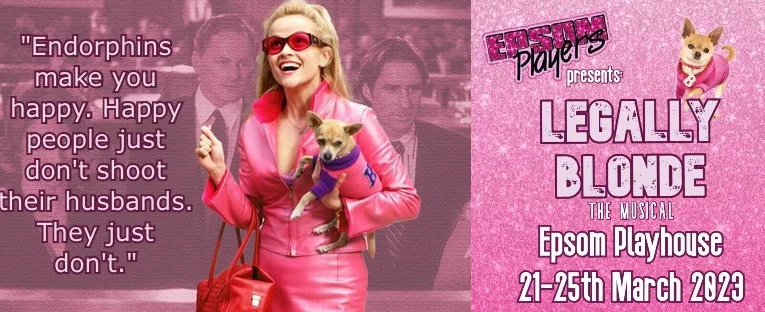 Epsom Players Legally Blonde poster