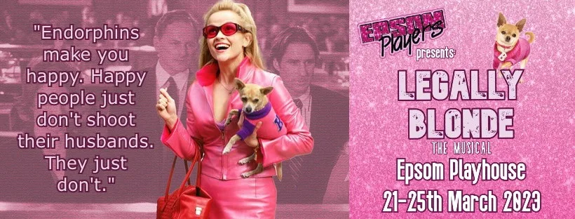 Epsom Players Legally Blonde poster