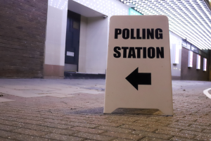 A polling station