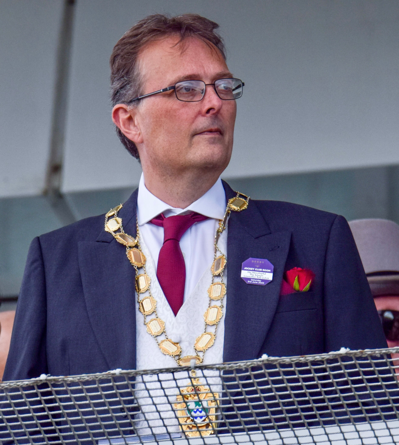 Robert Geleit Mayor of Epsom 2023-2024 at The Derby