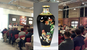 Valuable vase at auciton