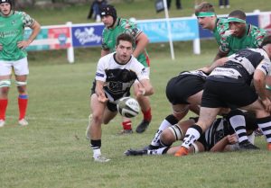 Battersea v Sutton and Epsom rugby action