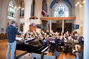 Epsom Choral Society rehearsal