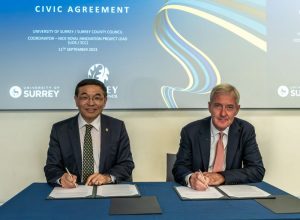 Surrey Uni VC and Surrey County CEO