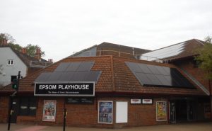 Epsom Playhouse with solar panels