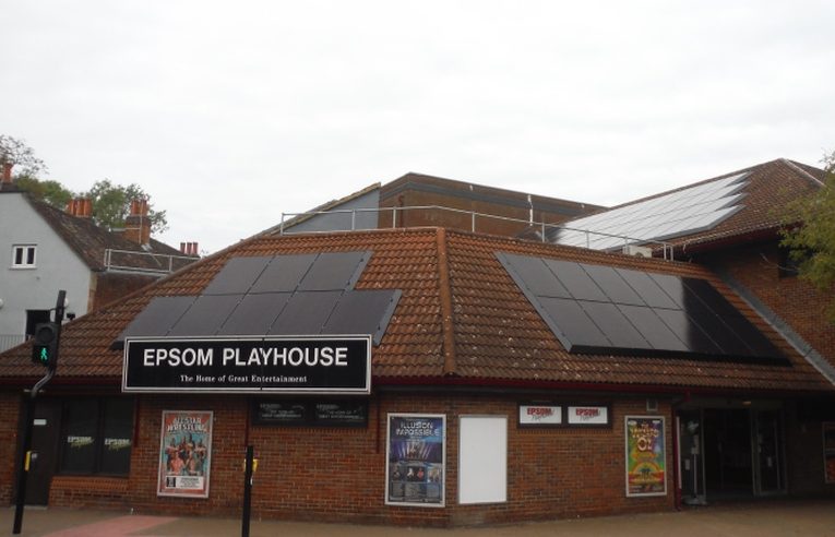 Epsom Playhouse with solar panels