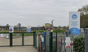 Camberley sewage treatment plant