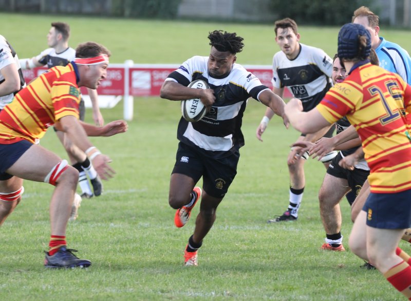 Sutton and epsom versus Medway rugby action