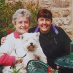 Doreen Pepper and Daughter Claire with dog Bonnie