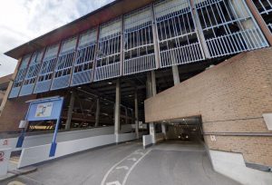 Woking's red car park