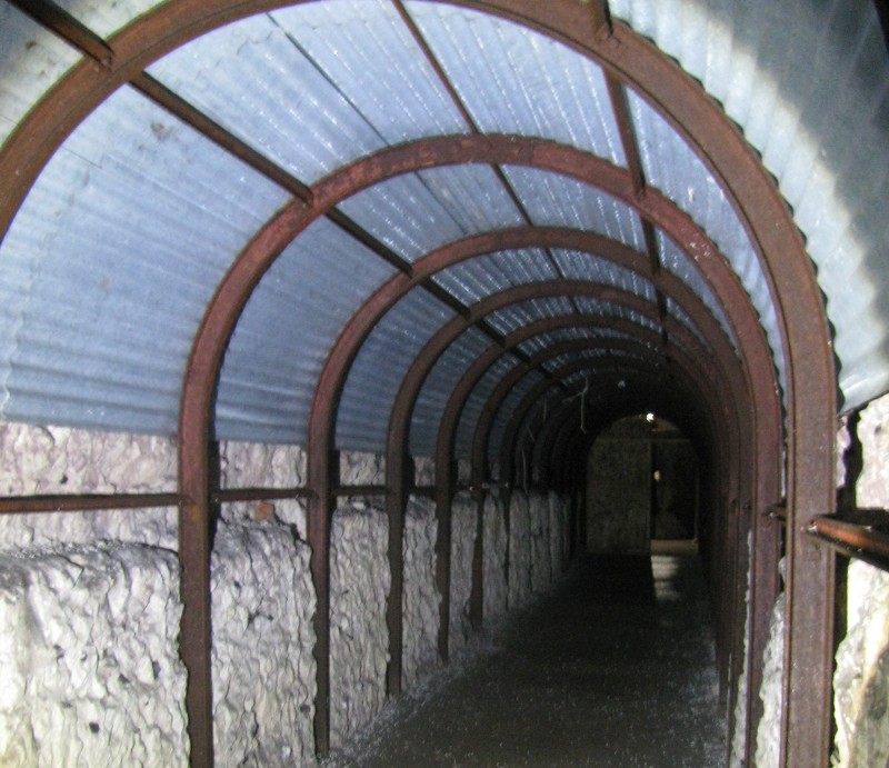 Tunnel in epsom's bunker.