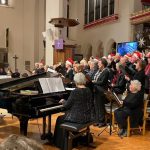 Marion Lea playing with Epsom Choral Society