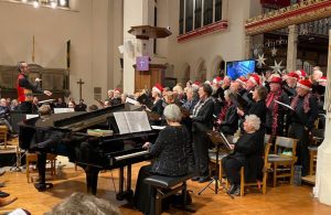Marion Lea playing with Epsom Choral Society