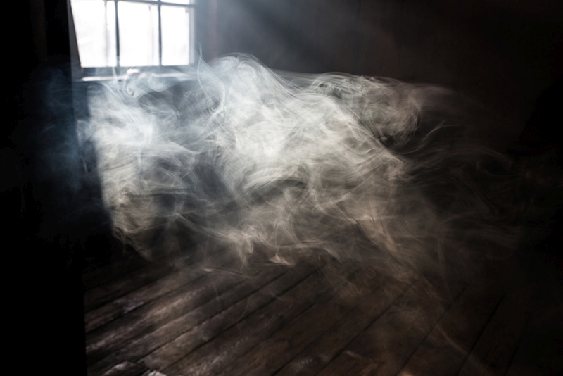A smoke filled room