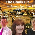 Montage with Cllrs McCormick, Morris and Muir of Epsom