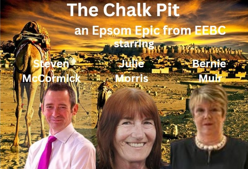 Montage with Cllrs McCormick, Morris and Muir of Epsom