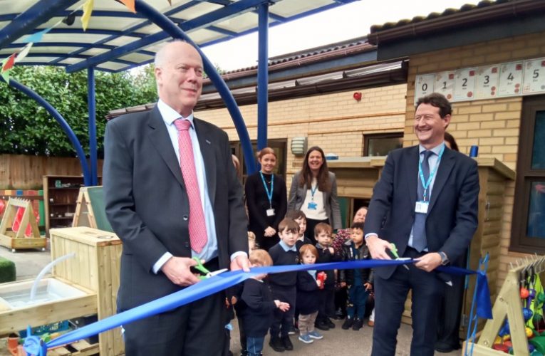 Epsom MP cuts ribbon of new nursery