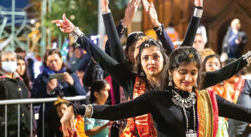 Indian dancers in Surrey