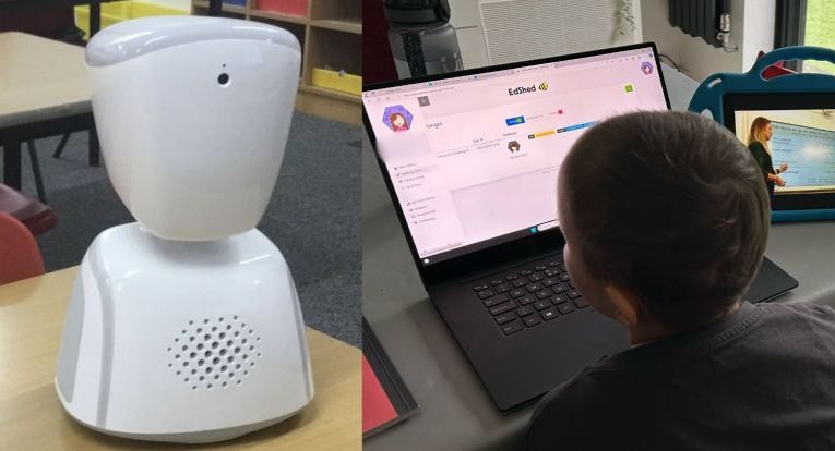 Robot puts study at home pupil in the classroom