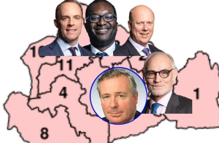Surrey’s Tory MPs exiting the County