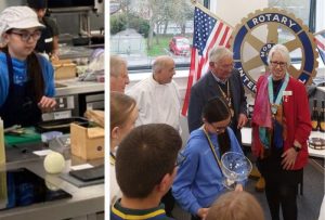 Young chef judges and competitors